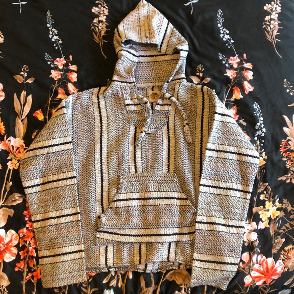 Baja Hooded Poncho